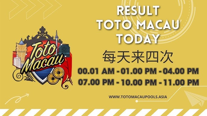 Jadwal Resmi Pasaran Togel Toto Macau dan Jam Tutupnya
